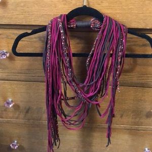 Scarf necklace
